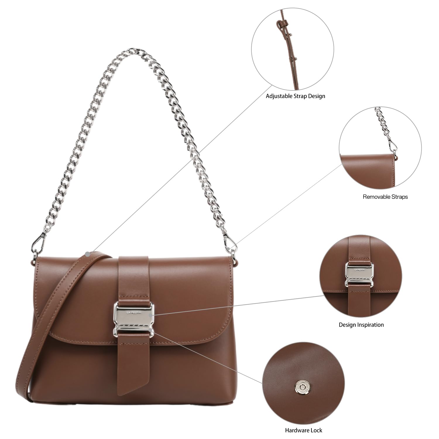 LA FESTIN Handbag Women Fashion Design Chain Bag Female Cross body Bag New Shoulder Bag