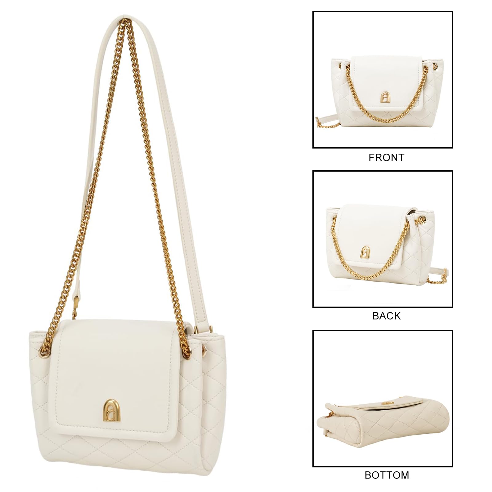 LAFESTIN Women Bag Trendy Shoulder Bag Small Chain Bags Soft Clutch Handbags Cross body Bags