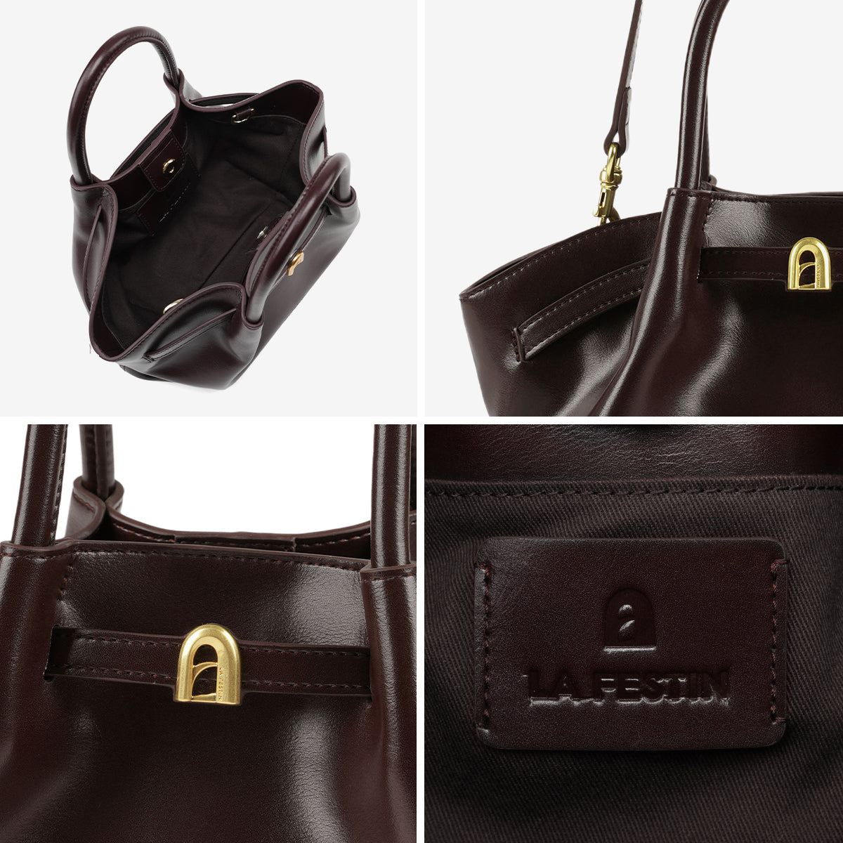 LA FESTIN Handbag Women Small Bag Top Handle Purse Lady Leather Bag Shoulder Bag Cross body Bag