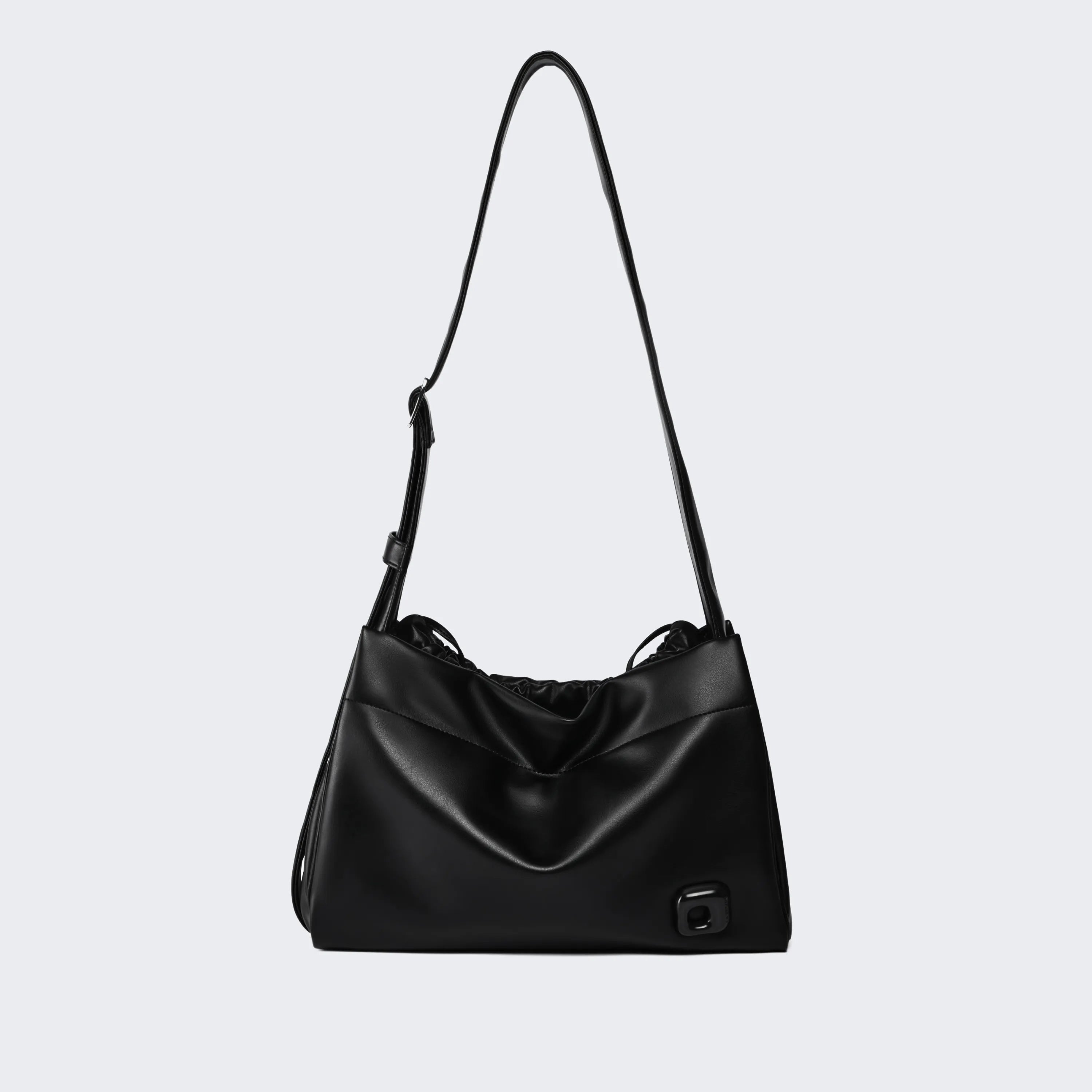 Leather Crossbody Hobo Bag