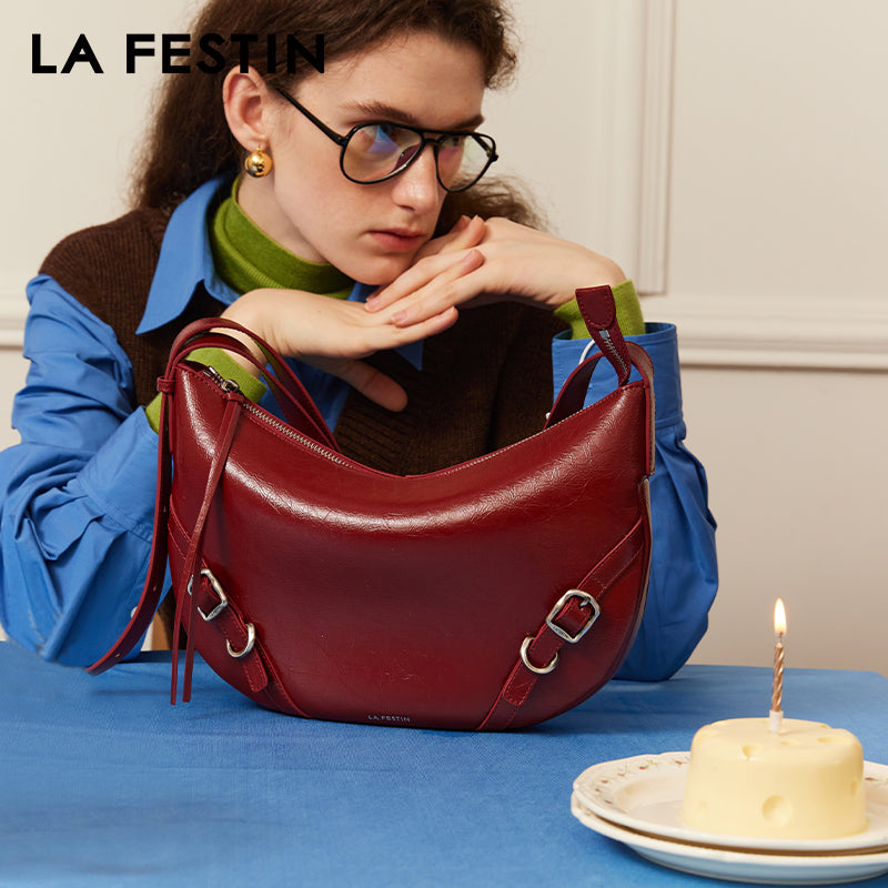 LA FESTIN Original Women Bag New Design Shoulder Bag with Adjustable Strap Fashion Crossbody Bag Hobo Bags