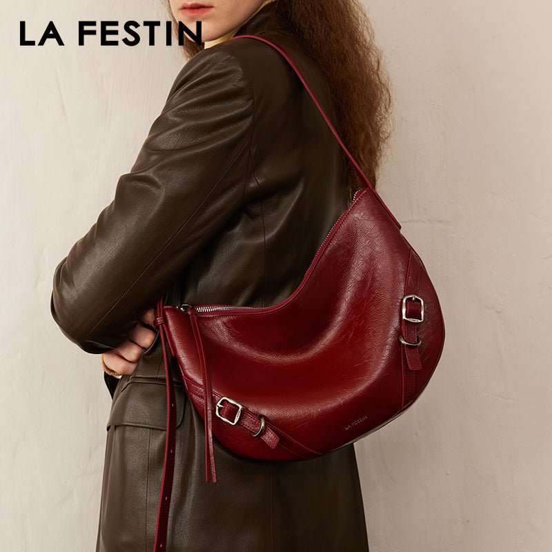 LA FESTIN Original Women Bag New Design Shoulder Bag with Adjustable Strap Fashion Crossbody Bag Hobo Bags