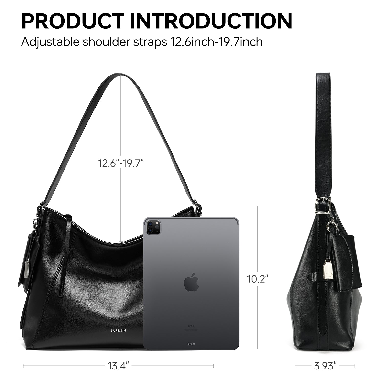 LA FESTIN Hobo Bag Large Handbag For Women New Trend Shoulder Bag Female Crossbody Bag
