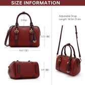 LAFESTIN Leather Shoulder Bag For Women - Small Purse Crossbody, Hobo Handbag With Strap, Everyday Use