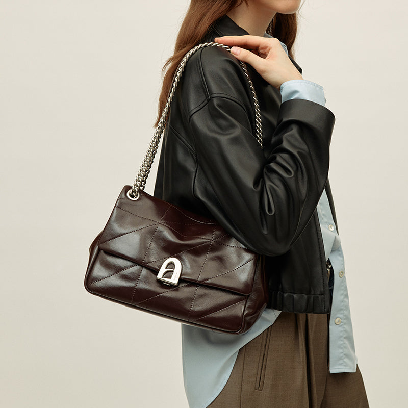 LA FESTIN Original Chain Bag Shoulder Bag for Women Large Capacity Leather Bag Tote Bags
