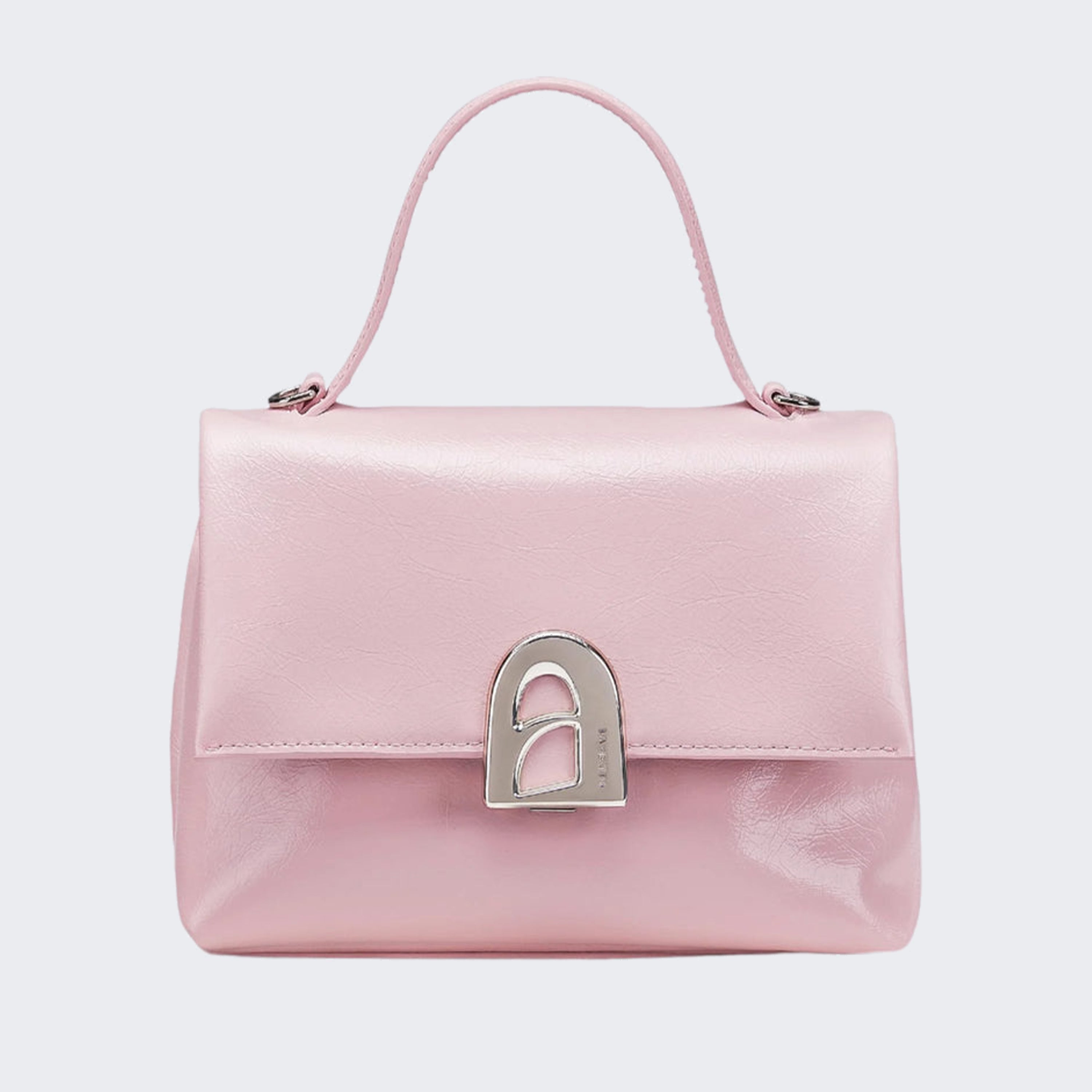 Leather Pink Hand Purse