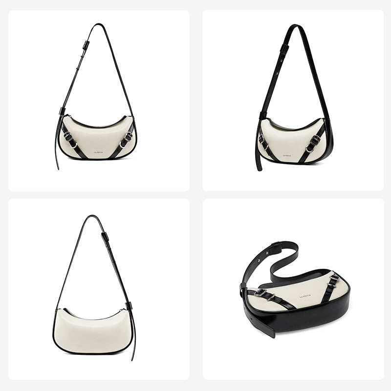 LA FESTIN Original Women Bag New y2k Shoulder Bag Ladies Retro Crossbody Bags with Adjustable Strap