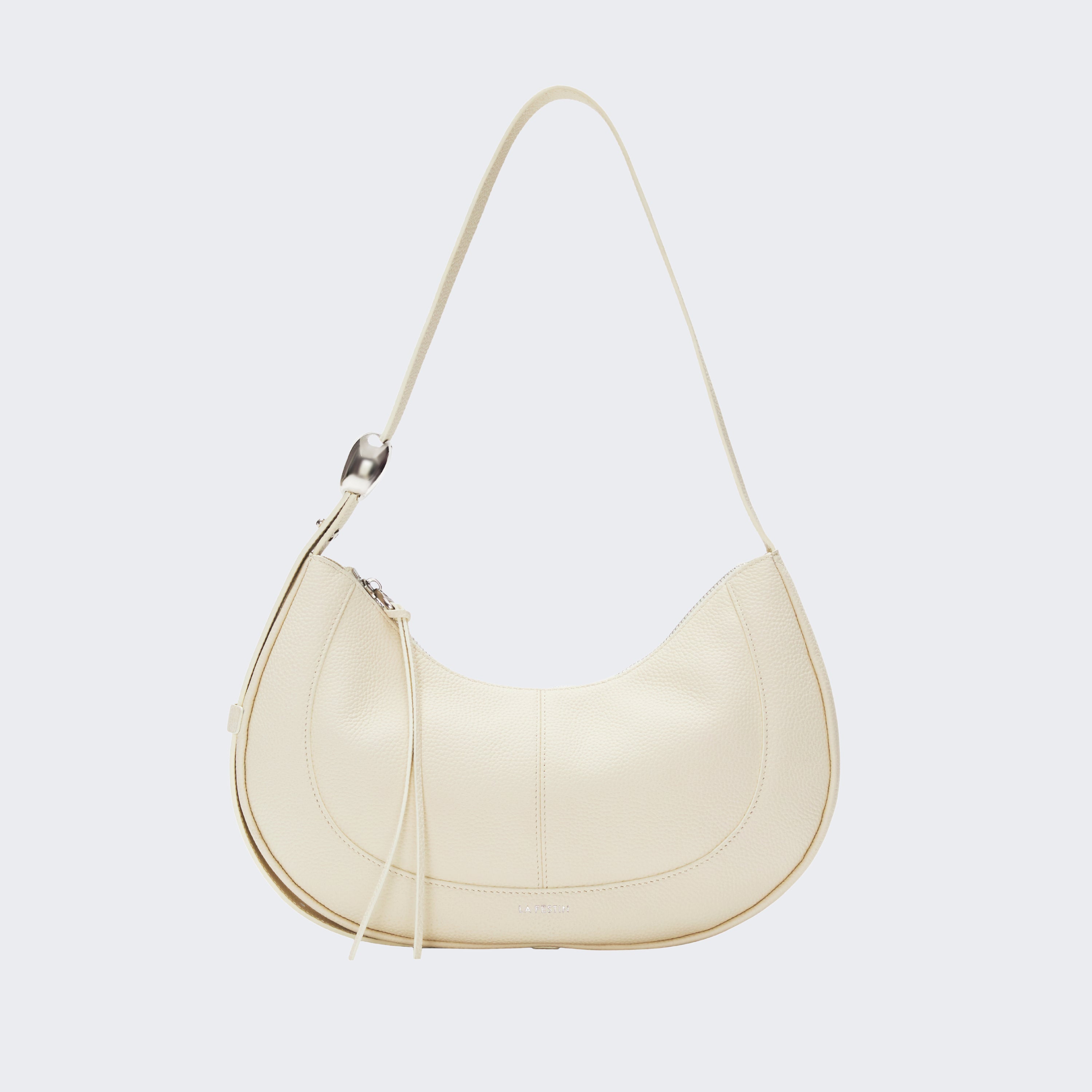 Soft Leather Crescent Bag