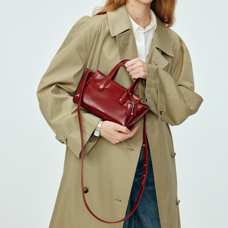 LA FESTIN Leather Shoulder Bag Handbag for Women Fashion Cross body Bag Lady Wallet