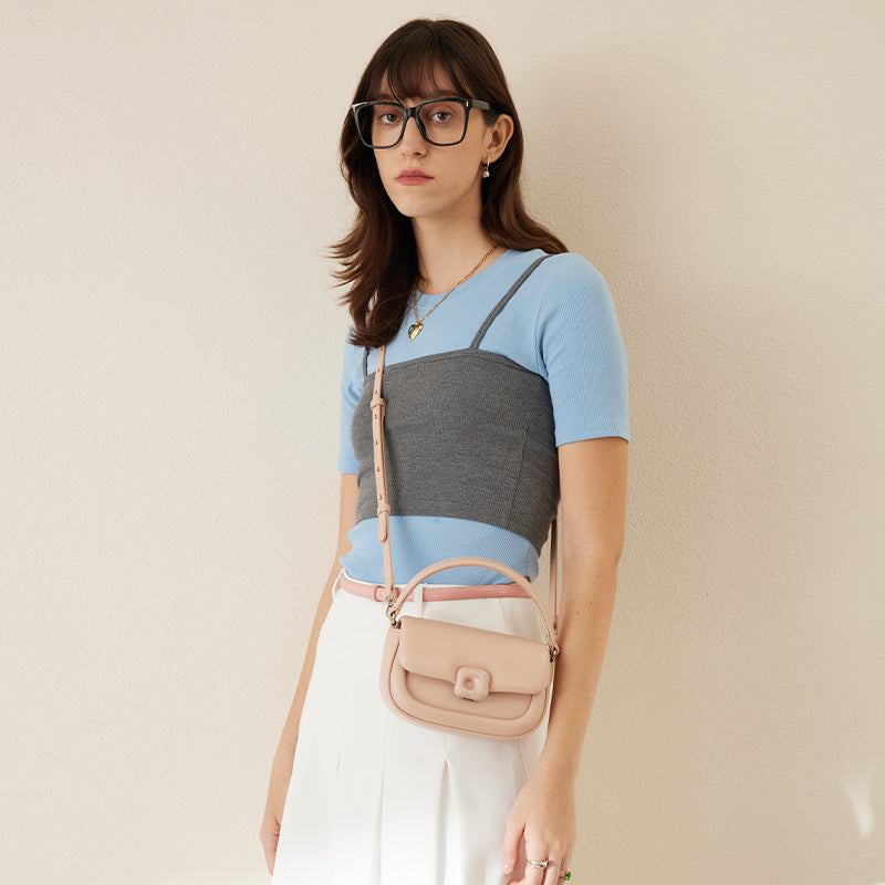 LA FESTIN Top Handle Bag For Women Fashion Design Shoulder Bag with Adjustable Cross body Bag
