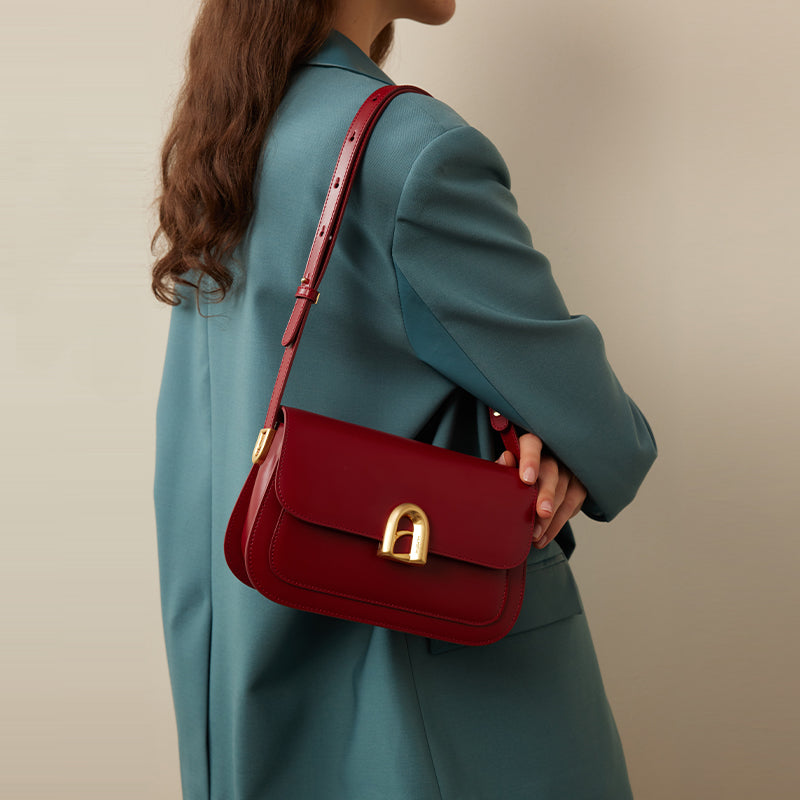 LA FESTIN Women Leather Shoulder Bag with Adjustable Strap Trend Cross body Bags Fashion Handbag