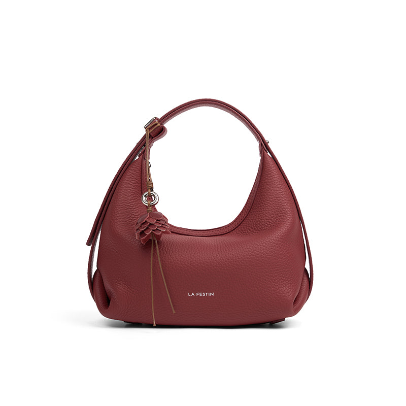 LA FESTIN Original Handbag Women New Shoulder Bags Leather Bag Fashion Half Moon Bag Cross body Bag