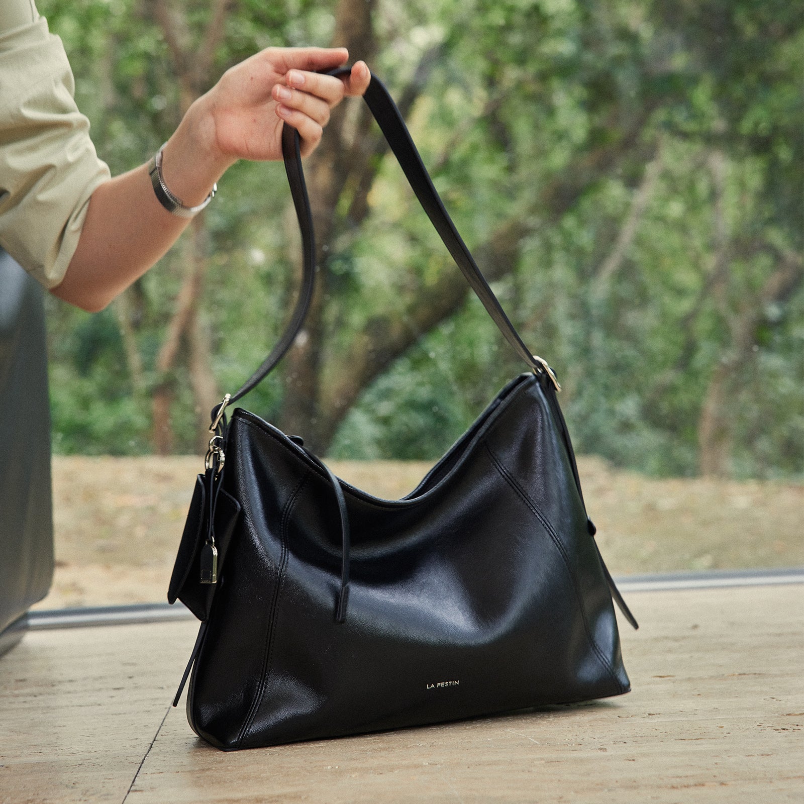 LA FESTIN Hobo Bag Large Handbag For Women New Trend Shoulder Bag Female Crossbody Bag