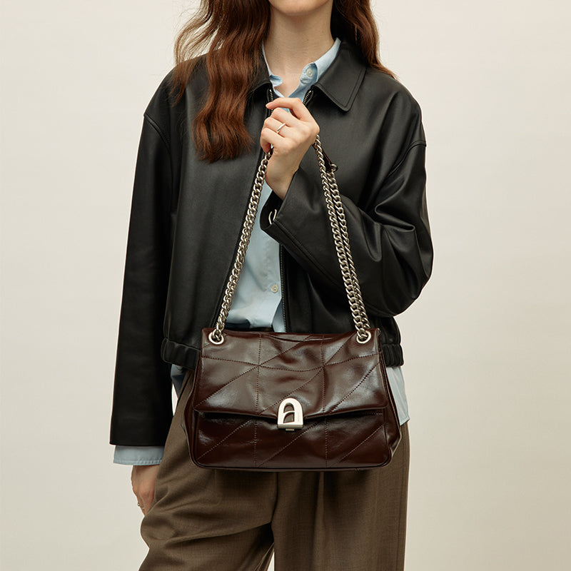 LA FESTIN Original Chain Bag Shoulder Bag for Women Large Capacity Leather Bag Tote Bags