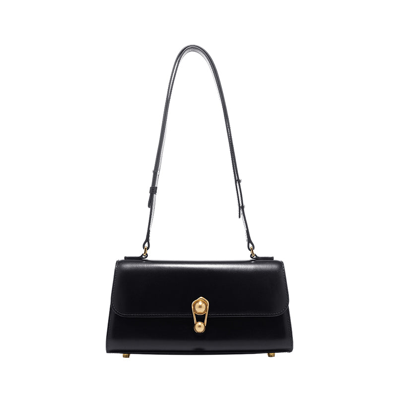 LAFESTIN Leather Shoulder Bag for Women Fashion Design Handbag Lady Wallet Retro Crossbody Bag