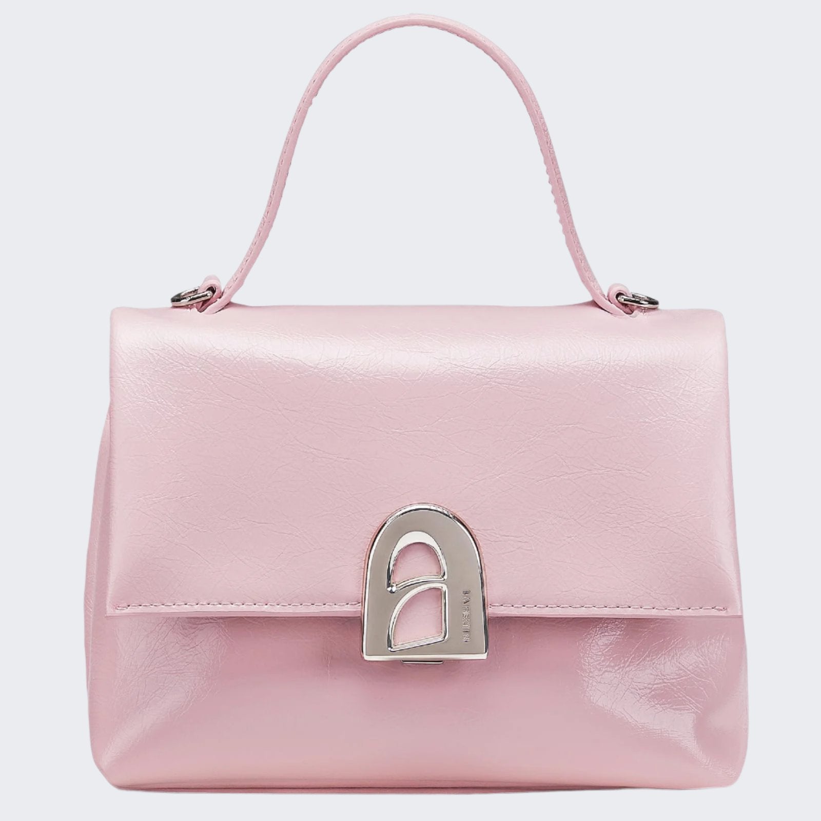 Leather Pink Hand Purse