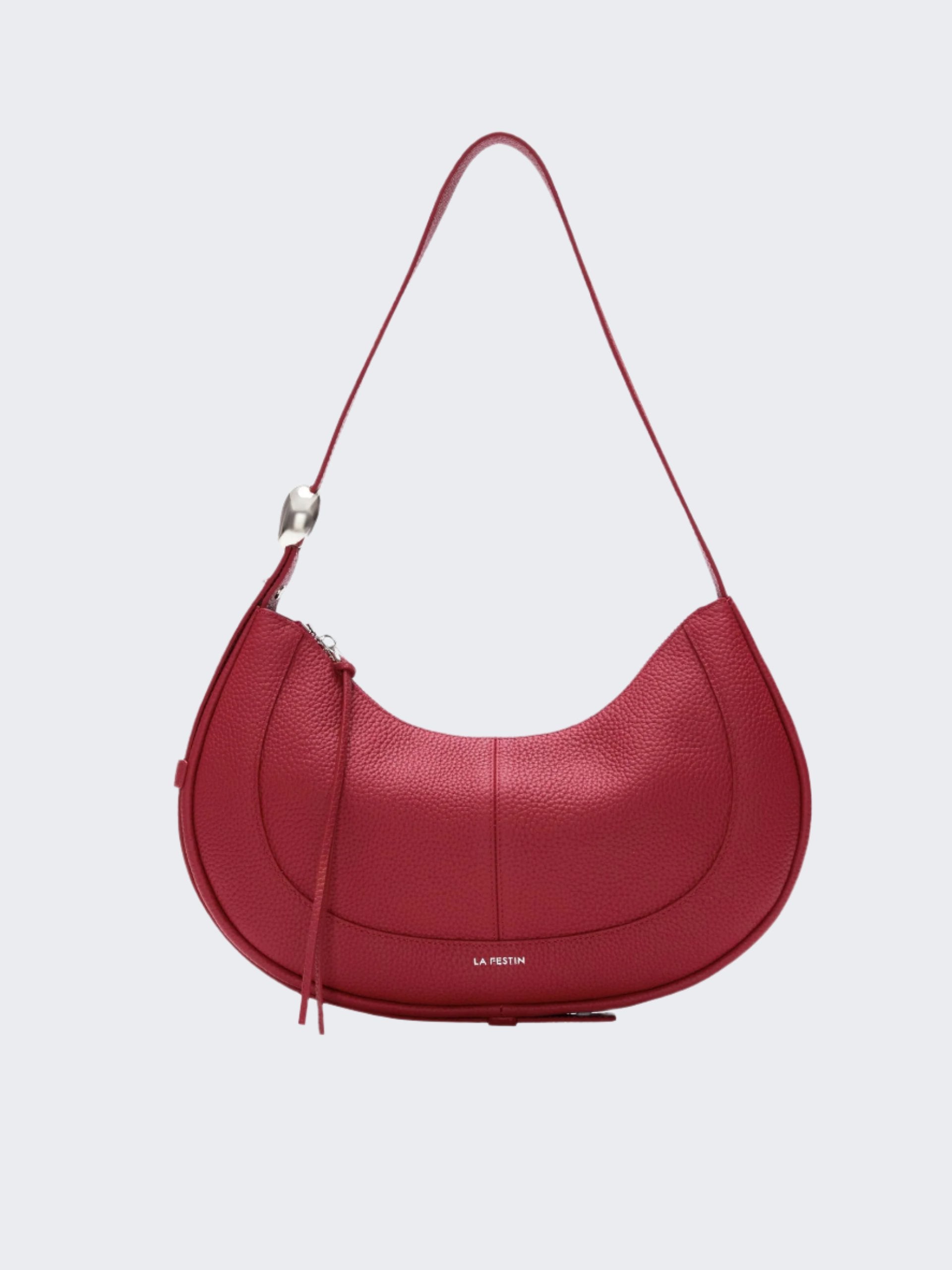 Leather Crescent Bag