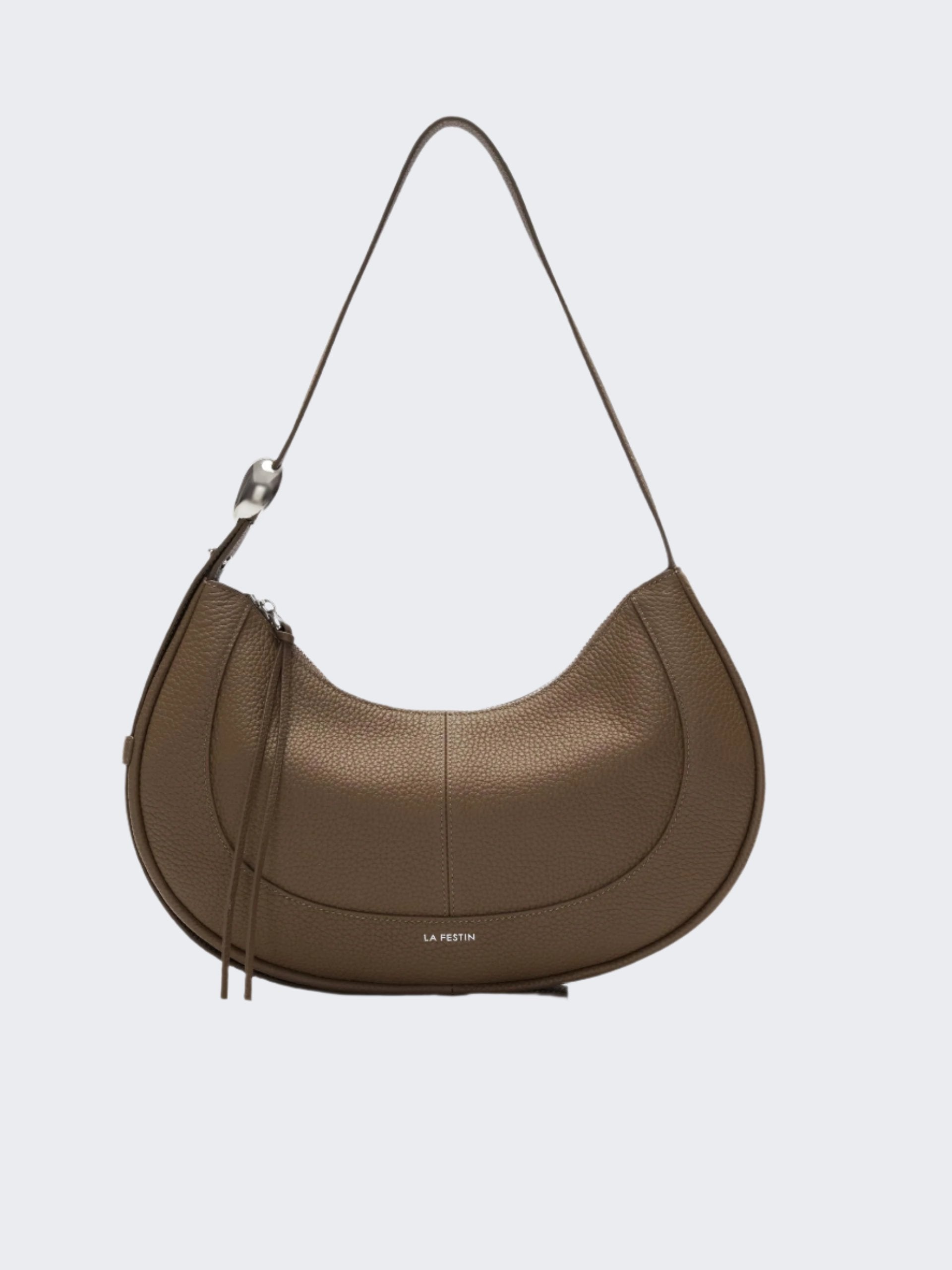 Leather Crescent Bag