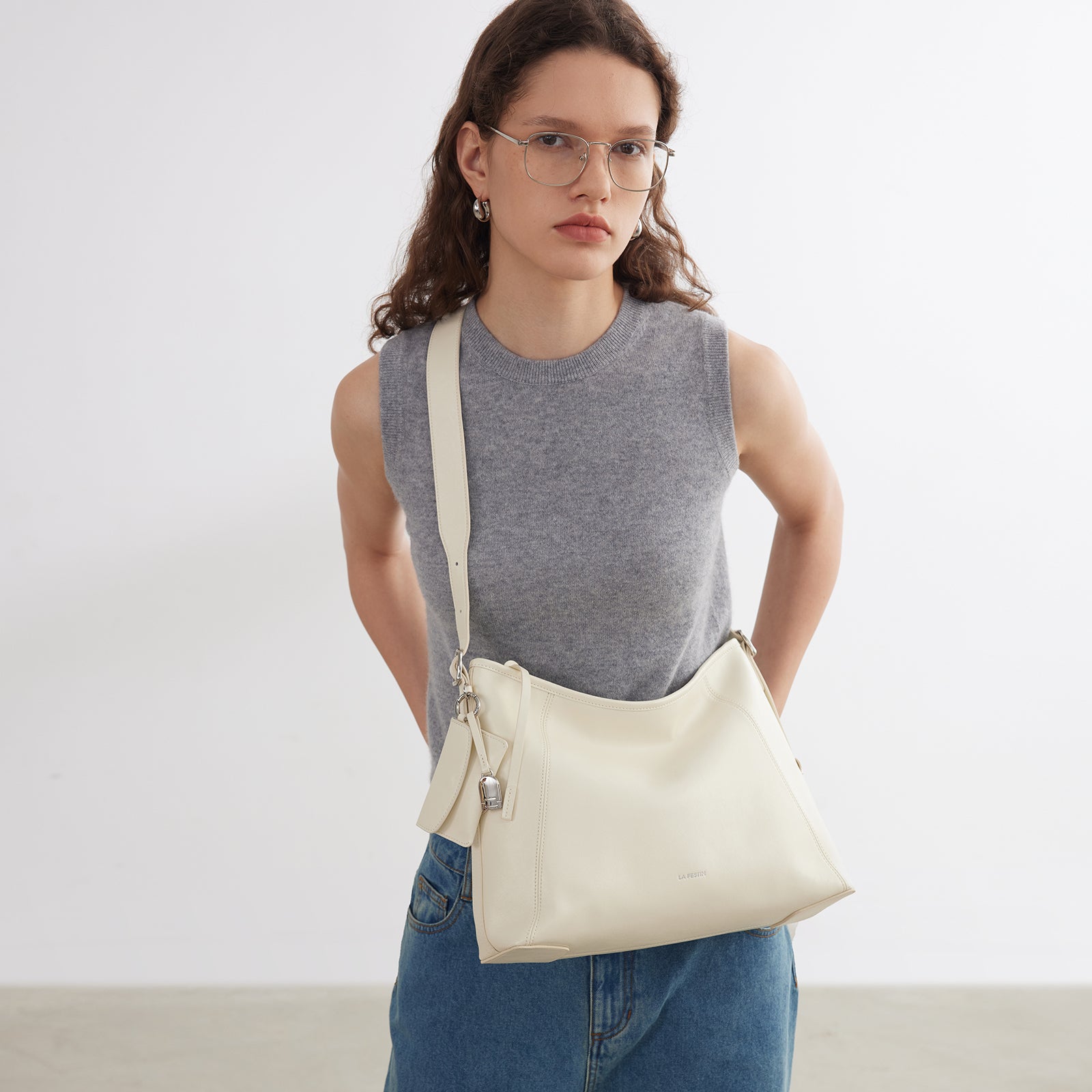 LA FESTIN Hobo Bag Large Handbag For Women New Trend Shoulder Bag Female Crossbody Bag