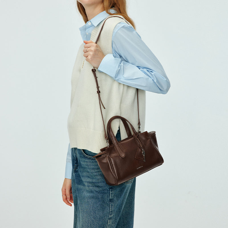LA FESTIN Leather Shoulder Bag Handbag for Women Fashion Cross body Bag Lady Wallet