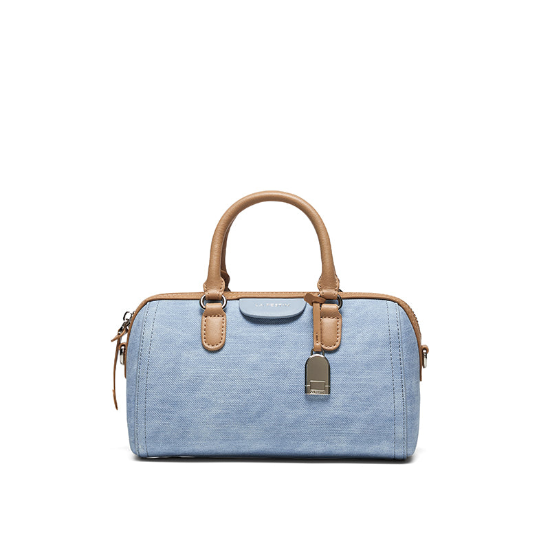 LA FESTIN Handbag Women New Fashion Shoulder Bag Top Handle Purse Crossbody Satchel Bowling Bag